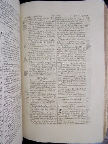 1762 KING JAMES BIBLE FOLIO RARE DR. PARIS STANDARD KJV REVISION VERY SCARCE - Picture 7 of 12