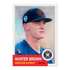 2023 Topps Living Set #618 Hunter Brown (Rookie)  - Free Shipping Always!