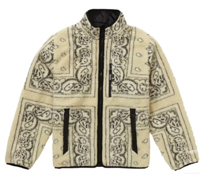 ジャケット・アウター Supreme Reversible Bandana Fleece Jacket Supreme Reversible Bandana Fleece Jacket (FW19) - $228
