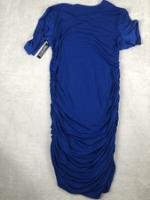 New York & Company Women's Dress Size XX-large Blue Long Sleeves NWT