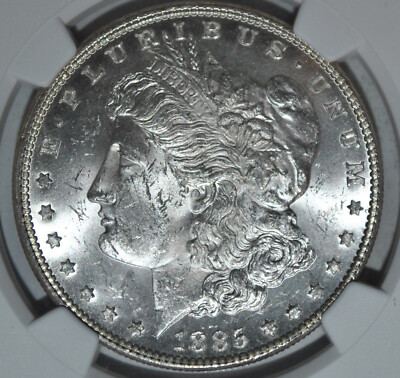 1885 P $1 Morgan Dollar NGC MS62 VAM 1A2 (Pitted Rev/Clash) | eBay