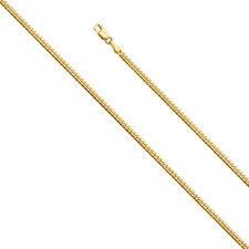 GOLD - 14K Yellow Gold 2.6mm Miami Cuban Chain