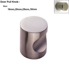 Stainless Steel Cylindrical Cabinet Cupboard Kitchen Furniture Door Pull Knobs