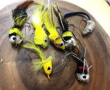 Bass Fly Popper Fly Fishing Popper Flies  Panfish Popper -Handmade in Canada