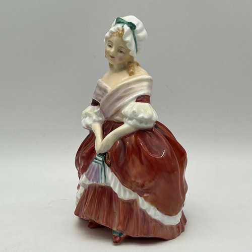 Retirado Auténtico Estatuilla Royal Doulton Joven Dama Vestido Rojo Peggy HN 2038 EXCELENTE - Imagen 8 de 10