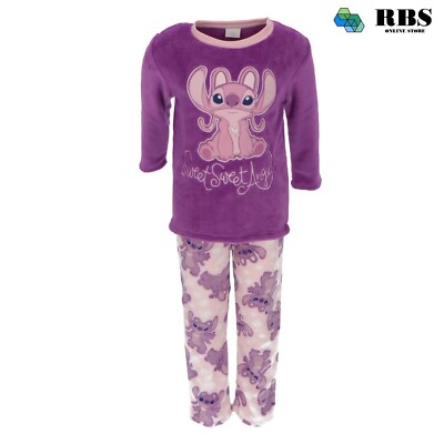 Stitch Pigiama Caldo Bambina Caldo Cotone Pigiama Lilo Pigiama