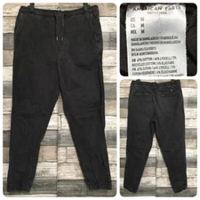 American Eagle Chino Joggers Men’s M Dark Gray Tapered Lightweight (Inseam 25.5)