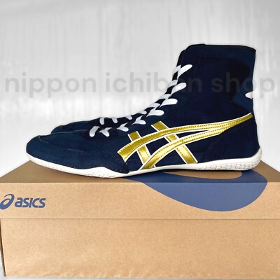Made to order】ASICS Wrestling Shoes 1083A001 EX-EO TWR900 Navy x