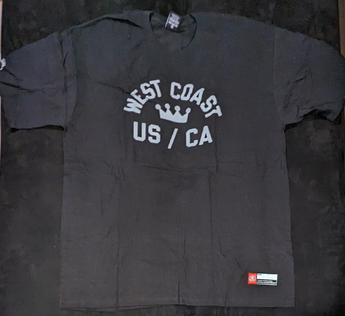 Stussy West Coast Crown US/CA Tee Size XL | eBay