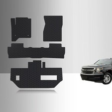 Toughpro Floor Mats 3rd Row Black For Chevrolet Suburban Bench 2015-2020