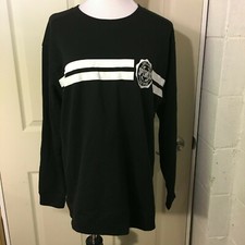 Victoria's Secret PINK Oversized Campus Crew Pullover Sweatshirt Medium M NWT