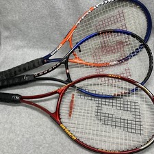 Tennis Racquet Lot Wilson Tour 110 TITANIUM L4 4 1/2 Energy Prince Avenger Line