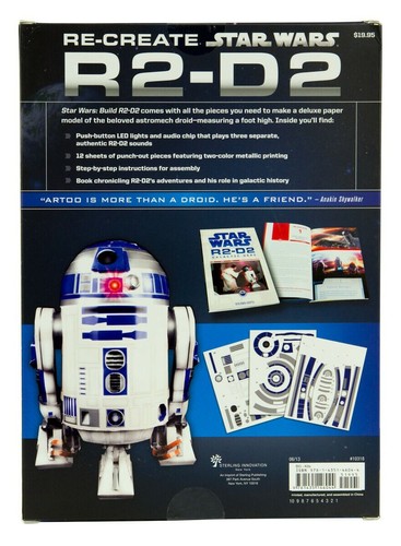 Star Wars - BUILD R2-D2 MODEL KIT WITH LED LIGHTS & AUDIO CHIP - New In Box - 第 2/2 張圖片