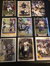 Lot Of 50 Minnesota Vikings Football Cards.