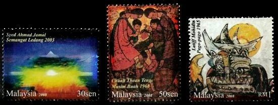 Malaysia Treasure Of The Nation Visual Arts 2008 Culture Painting (sheetlet) MNH - Изображение 2 из 4