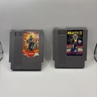 Ninja Gaiden I & II 2 Nintendo NES Games Bundle * TESTED *