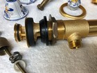 Gold Plated Sherle Wagner "Mums" Wide Spread Faucet Antique — photo 3