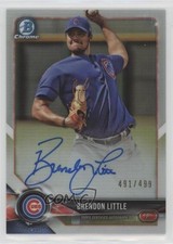 2018 Bowman Chrome Prospect Refractor 491/499 Brendon Little #BCPA-BL Auto 1h5