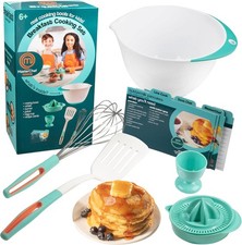 MasterChef Junior Breakfast Cooking Set - 6 Pc Kit Includes Real Cooking Tools