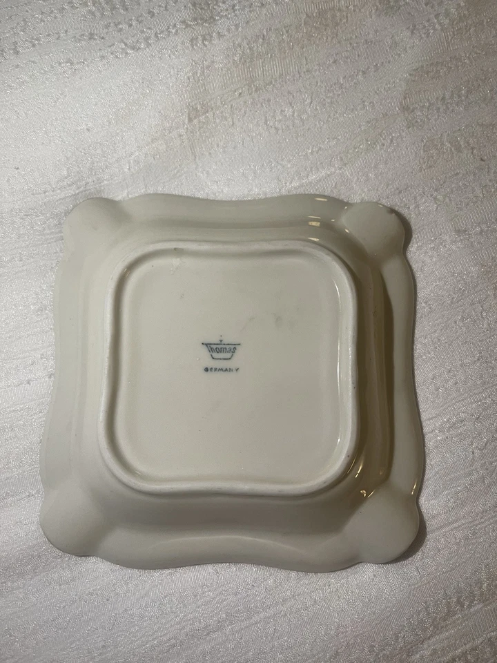 Bandeja de cenizas de cerámica vintage Asbach Urait hecha en Alemania Foto 3 de 4