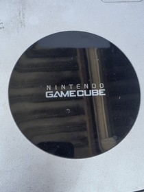 Nintendo GameCube Silver Console with 2 Controllers, Cables And Game. Tested. 