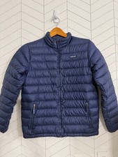 Patagonia Boys Down Sweater Jacket Classic Navy XXL 16-18 Style 68245