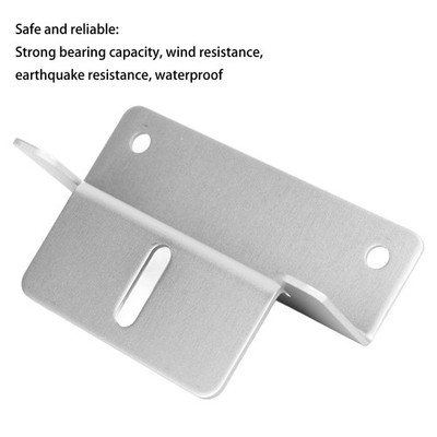 Solar Mount Z Bracket Windproof PV Panel Z Support For RV Yacht SET