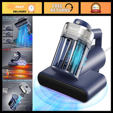 Powerful Mattress Vacuum Cleaner with UV-C Light, HEPA Filter, Strong Suction 