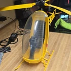Vintage 70s GI Joe Adventure Team Yellow Helicopter Toy Search for Stolen Idol