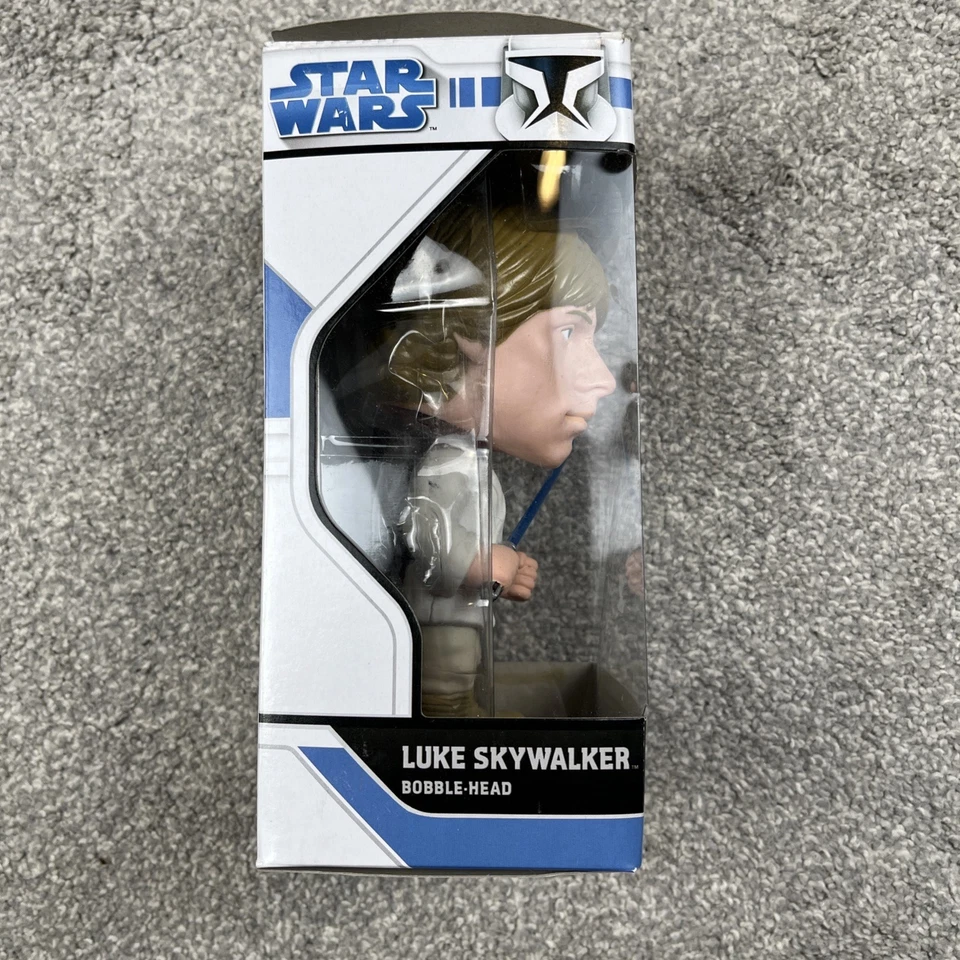 Star Wars Funko Luke Skywalker Bobble Head Wacky Wobbler 2008 - Nuevo Foto 4 de 4