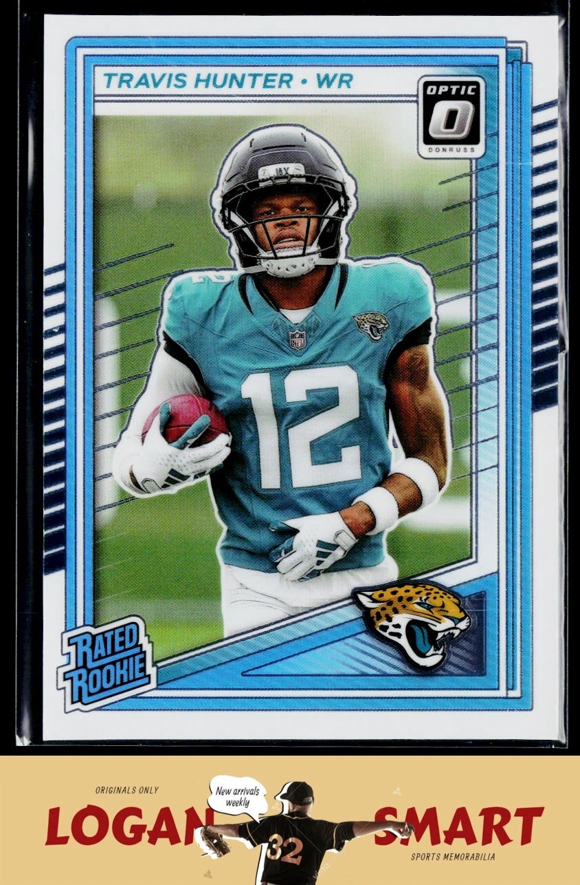 Travis Hunter 2025 Donruss Optic #201 RC Jacksonville Jaguars