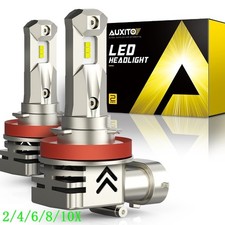 Super Bright H8 H9 H11 LED Headlight Kit Low Beam Fog Light Bulb Cold White 2/4X