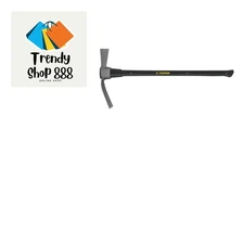 Cutter Mattock Pick Axe - Pickaxe 5 Lb Steelhead with 36-Inch Fiberglass Hand...