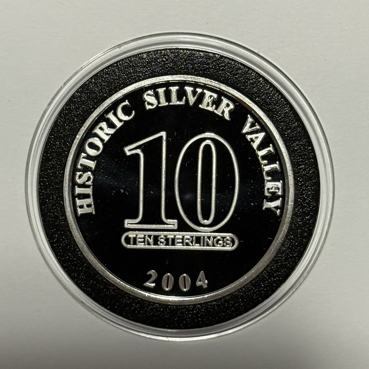 2004 Historic Silver Valley Idaho Rare Coin 1 Troy Oz .999 Fine