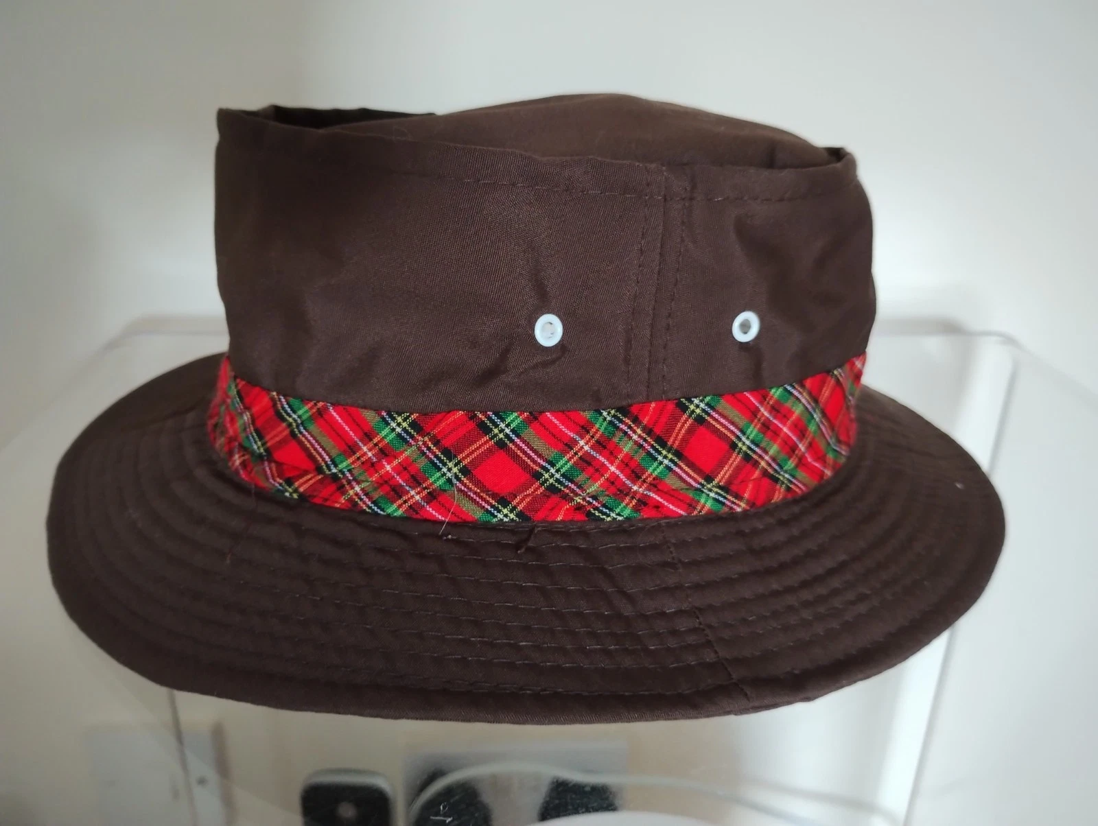 Vintage Colmaster Brown Bucket Hat Size M