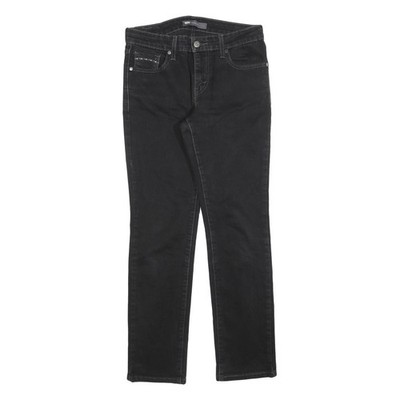 LEVI'S Damen Jeans Schwarz Slim Skinny Denim W29 L29 Reißverschluss Baumwollmischung Premium