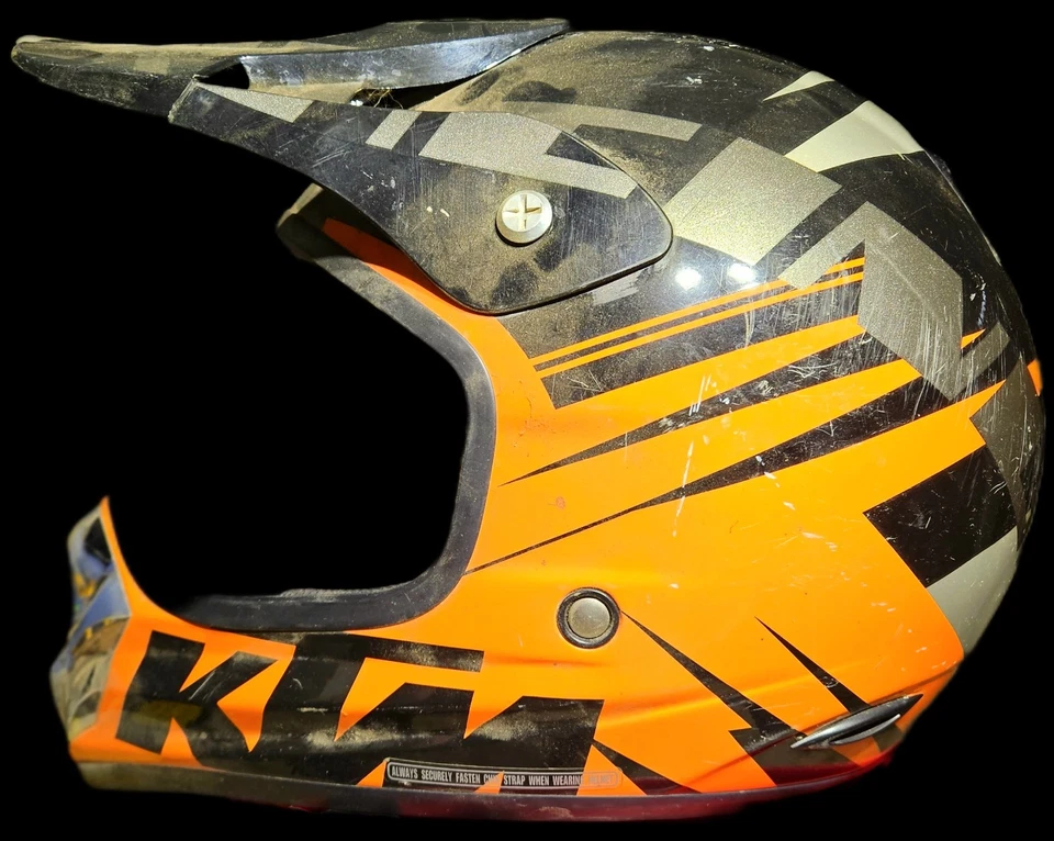 Casco Completo KTM Off-Road/Motocross, Talla Extra Pequeña Xs Foto 3 de 4