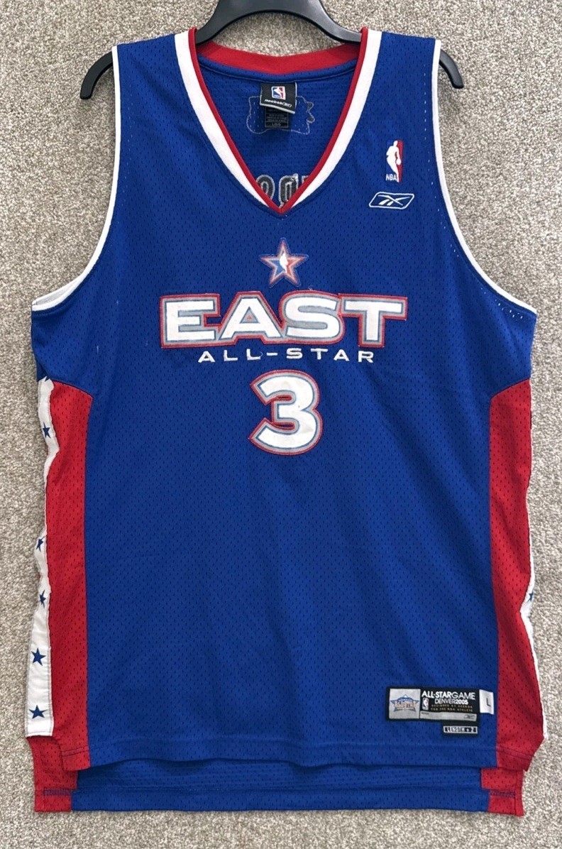 Reebok NBA Mens Sz Large Allen Iverson 2005 All Star Jersey Philadelphia 76ers