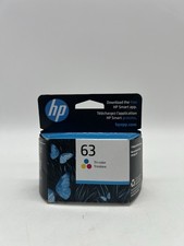 Genuine HP 63 Tri-Color Ink Cartridge NEW Sealed Box Exp May 2025 OEM