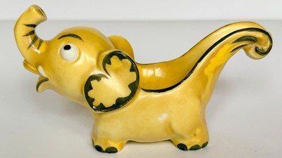 Vintage deutsche Keramik Elefant Pfeifenauflage