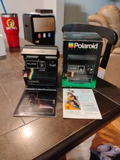 Polaroid Camera Spirit One Step 600 Land Black Instant Rainbow Stripe Untested
