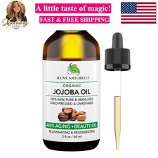 Jojoba Oil Organic Cold Pressed - 100 Pure, Raw, Virgin, Undiluted, Unrefine...