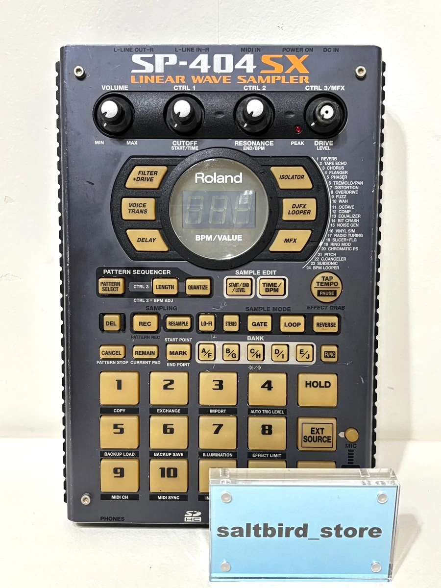 新品未使用 Roland SP-404SX リニアウエーブサンプラー Roland SP-404SX サンプラー 本体 箱無し - メルカリ