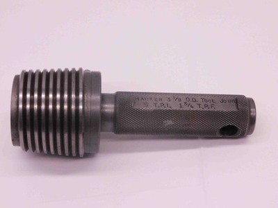 3 1/8 5 HACKER JUNIOR TOOL JOINT API PIPE THREAD PLUG GAGE 3.125 ROTARY CONN.