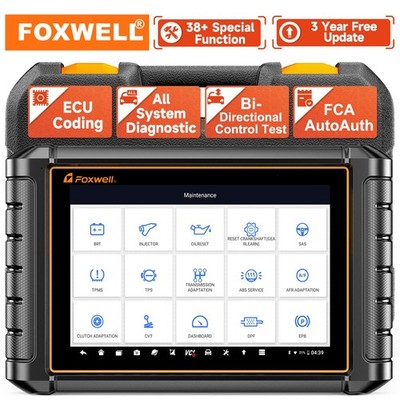 FOXWELL NT909 Car OBD2 Scanner Bidirectional Diagnostic Full System ECU Coding