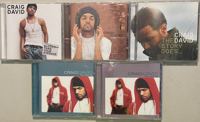 Craig David  - 5 CD LOT - USED CDs