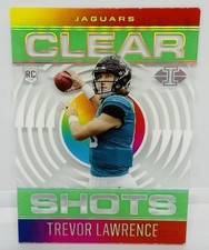 2021 Illusions Trevor Lawrence Rookie RC Clear Shots Insert Parallel JAX Jaguars