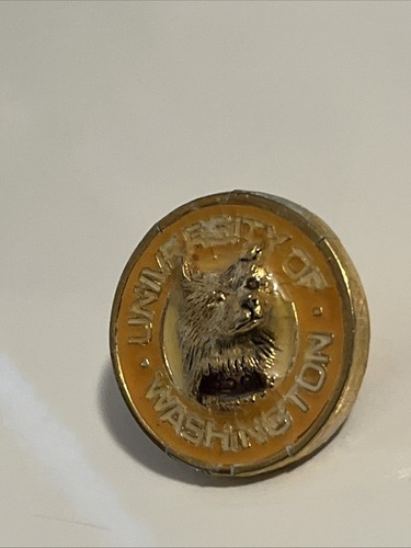 Vintage University Of Washington pin mascot football basketball collegiate - Picture 3 of 4