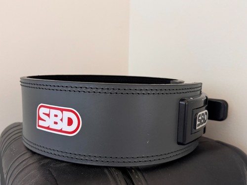 SBD 10mm Medium Size Forge Gray Lever Belt