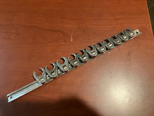 Snap On Frhm 38 Flare Nut Crowfoot Wrench Metric 11 Piece Set 9mm - 19mm Usa